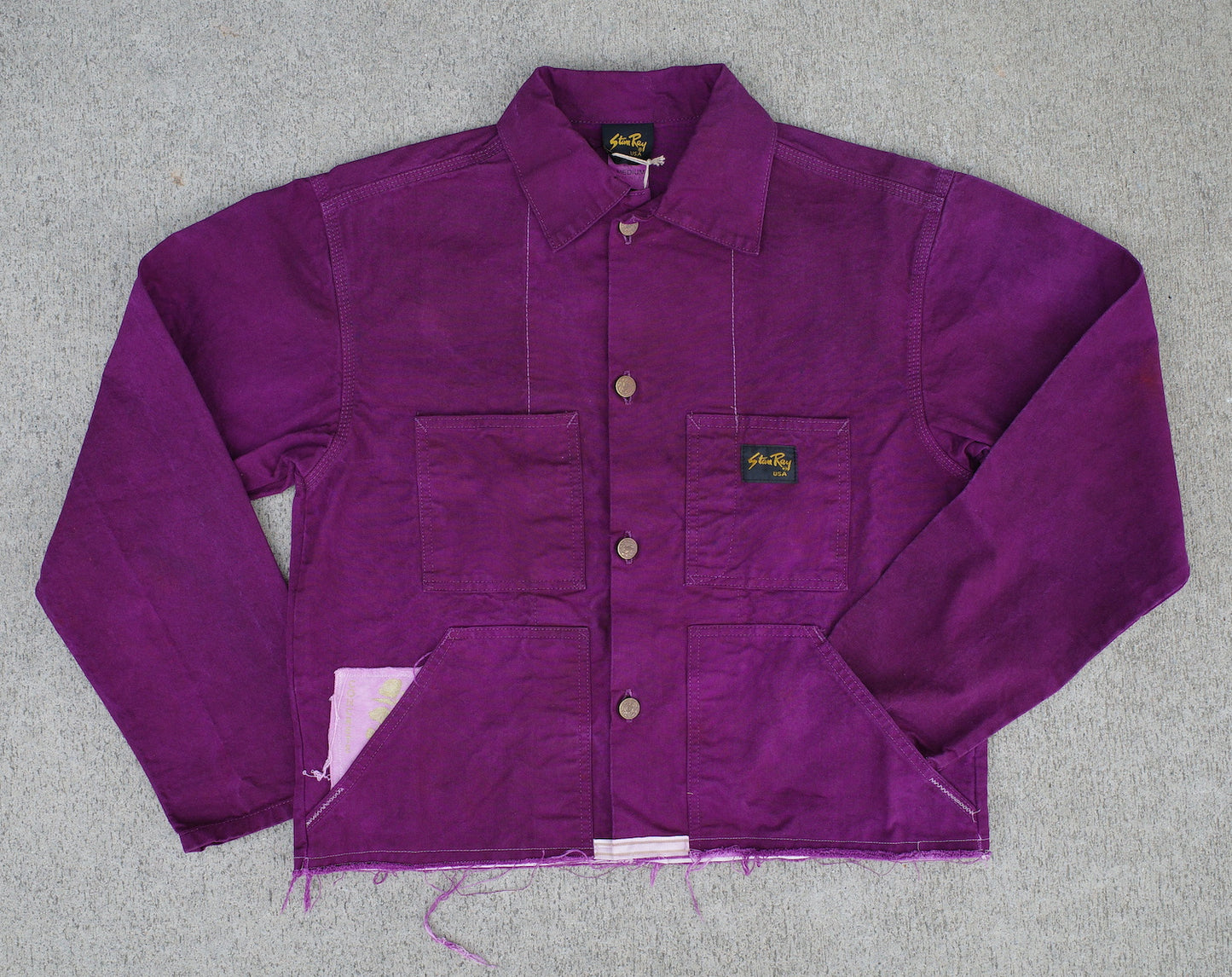 Fray-away jacket / Strawberry fields MEDIUM