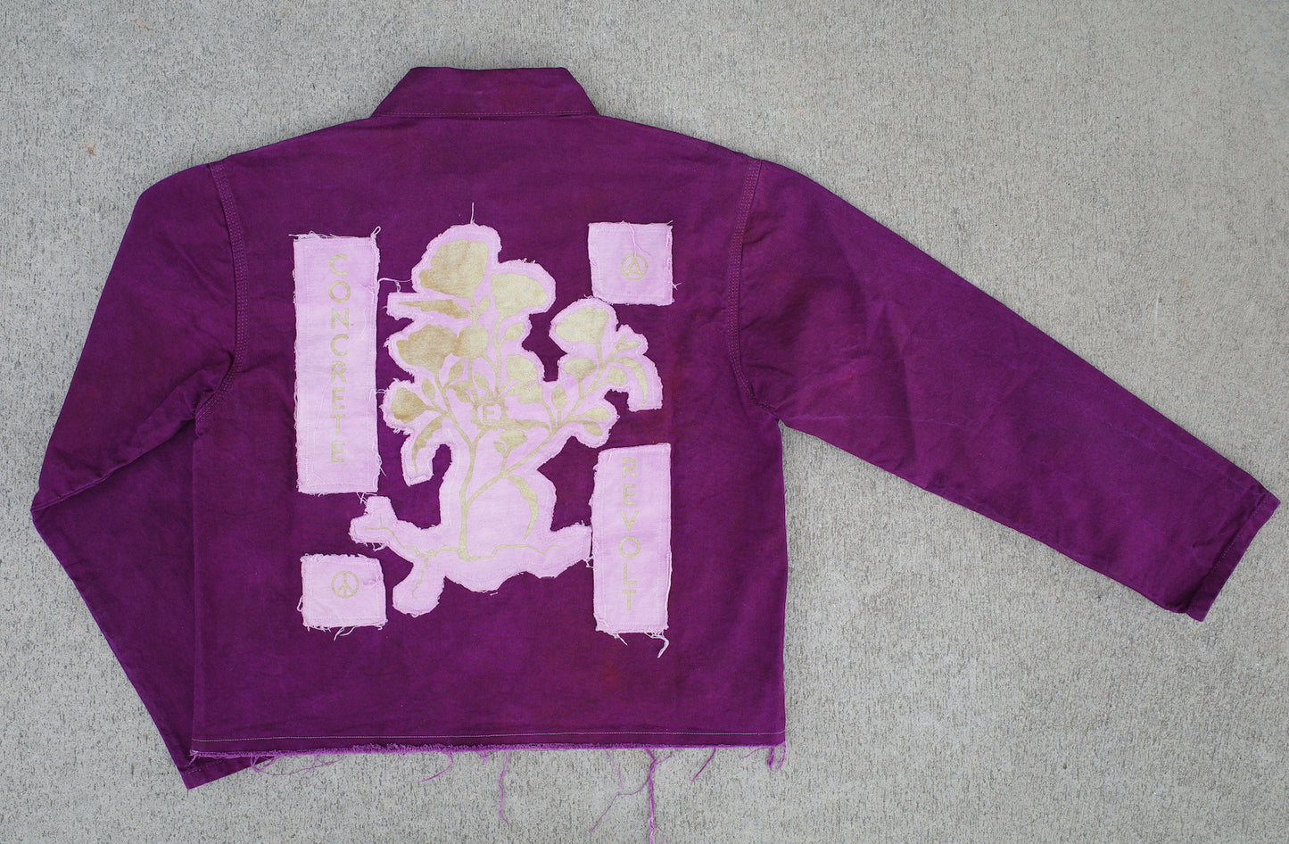 Fray-away jacket / Strawberry fields MEDIUM