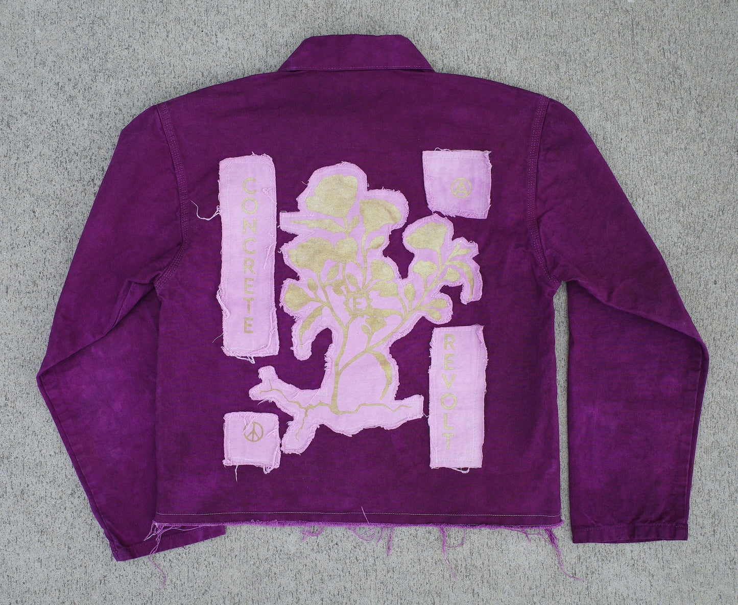 Fray-away jacket / Strawberry fields SMALL