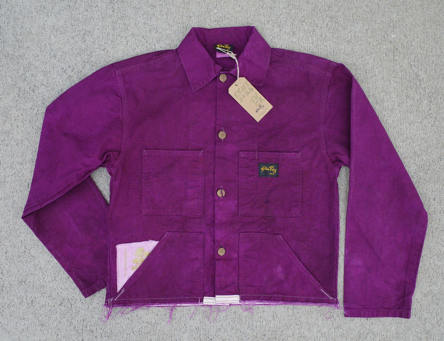 Fray-away jacket / Strawberry fields SMALL