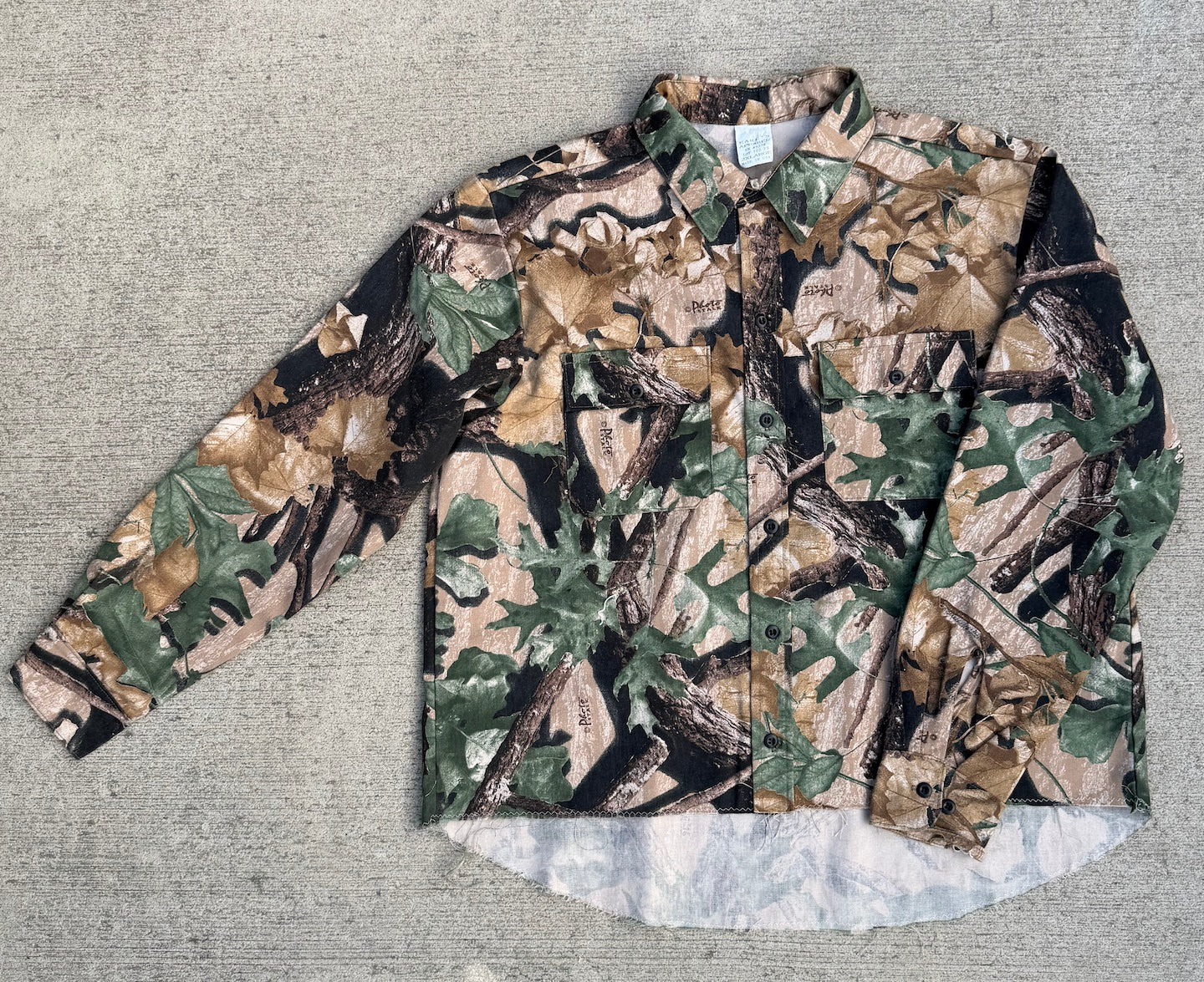 Fray-away jacket / Forest stalk 2XL