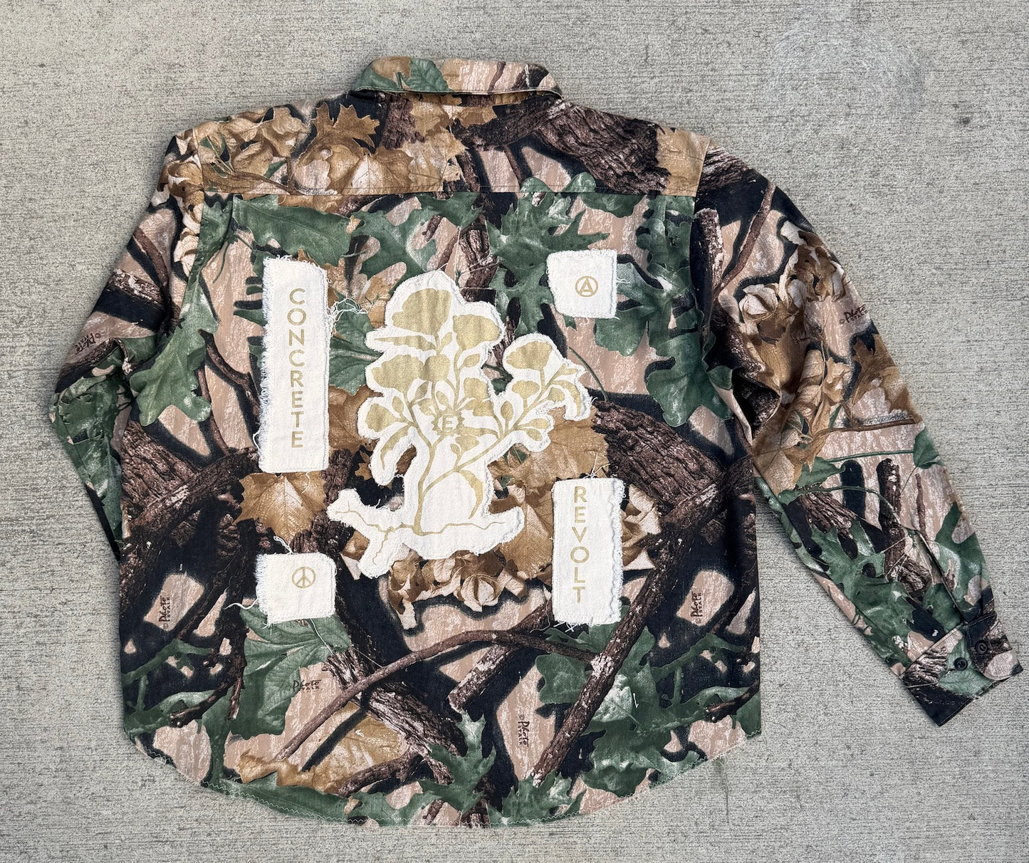 Fray-away jacket / Forest stalk 2XL
