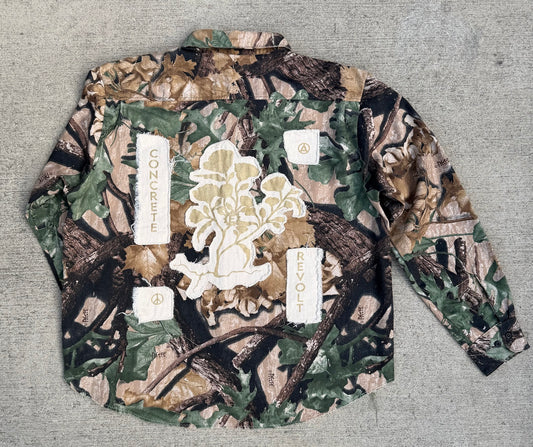 Fray-away jacket / Forest stalk 2XL