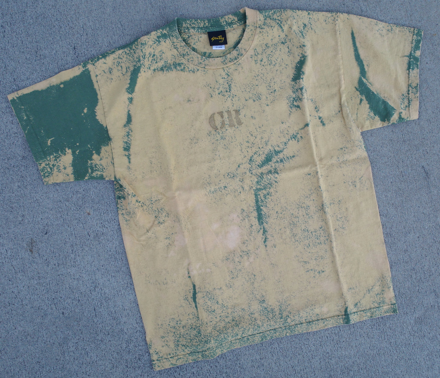 Stencils tee - Olive / 2XL