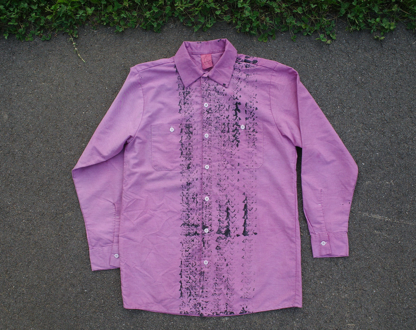 Gravel Tuxedo Shirt - Mars date Medium