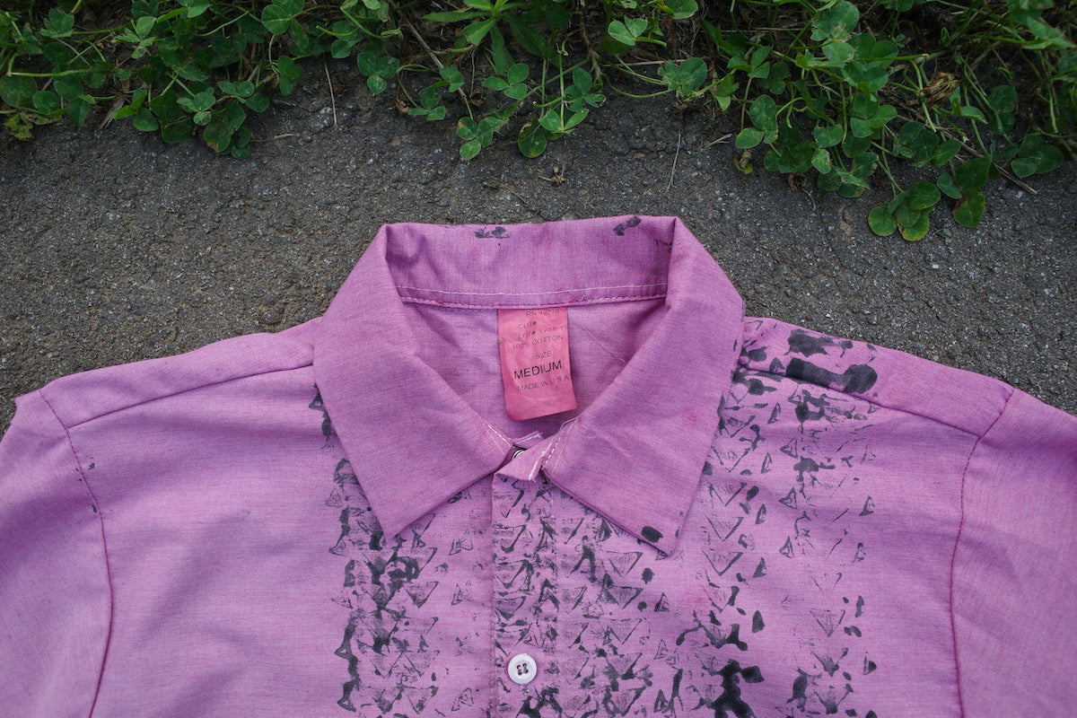 Gravel Tuxedo Shirt - Mars date Medium