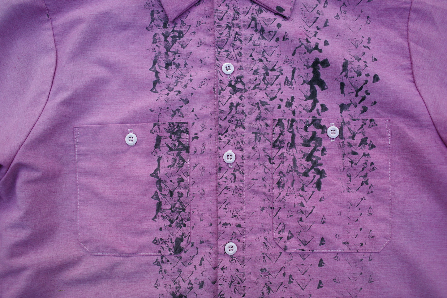 Gravel Tuxedo Shirt - Mars date Medium