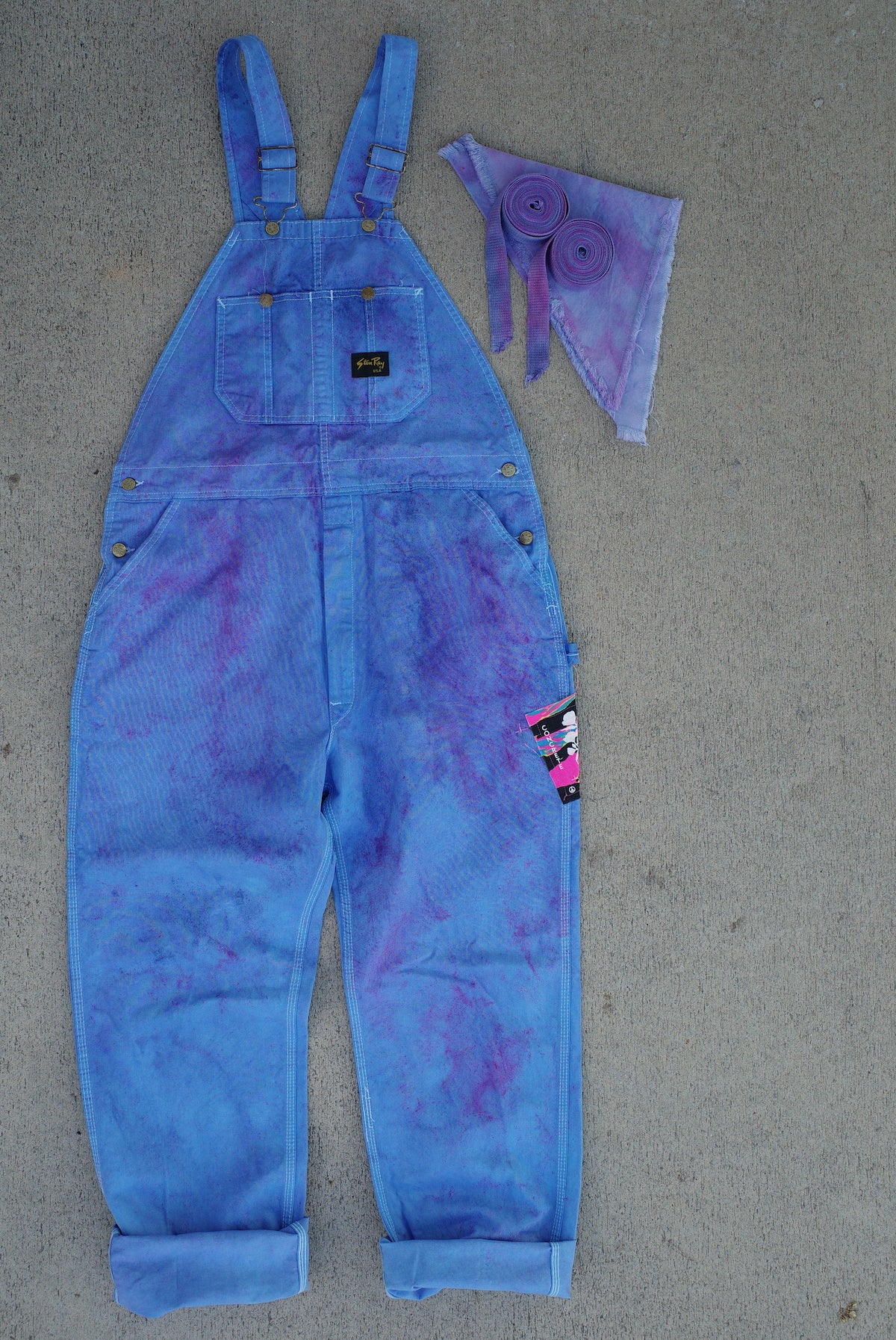 Vintage overall / gummy clusters - 38 waist