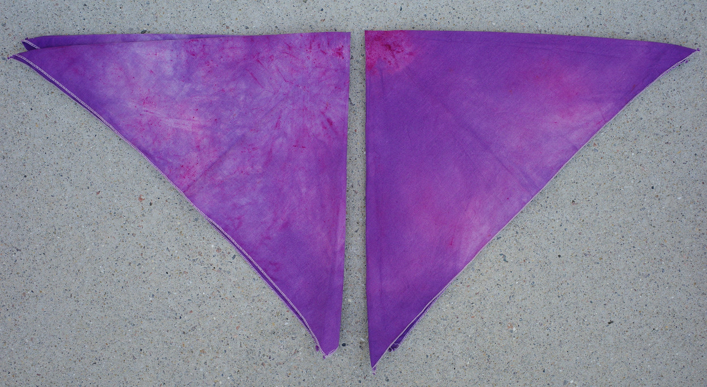Square Bike bandana / HEATWAVE custom dye