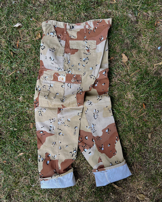 Dessert Camo w/ Chocolate Chips - 6 Pocket Fatigue Pant