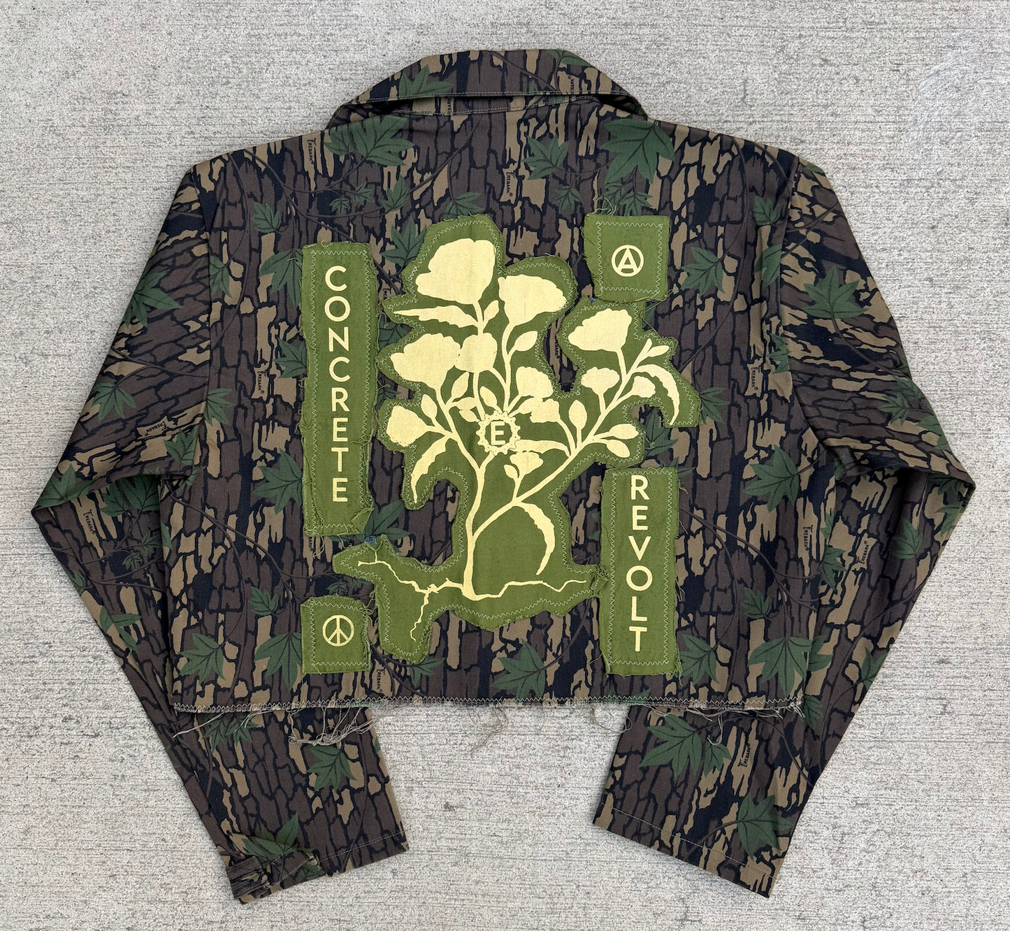 Leafwave fray-away jacket / cropped MEDIUM