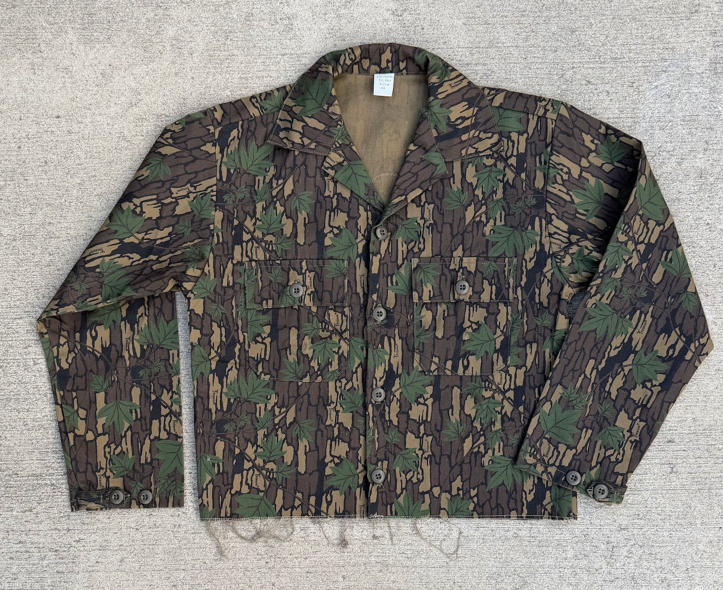 Leafwave fray-away jacket / waist length MEDIUM