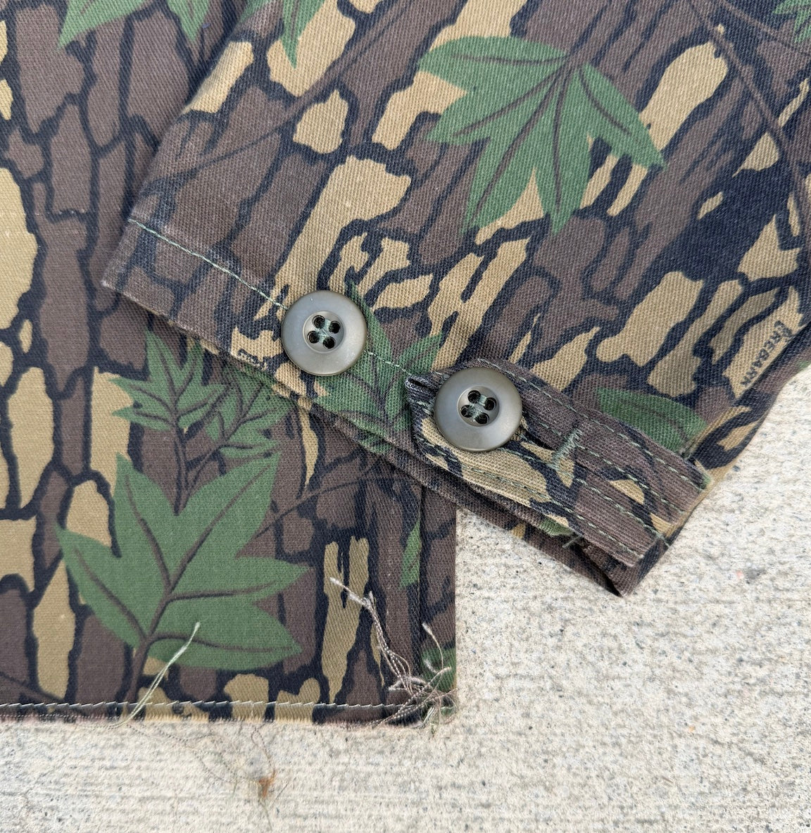 Leafwave fray-away jacket / waist length SMALL