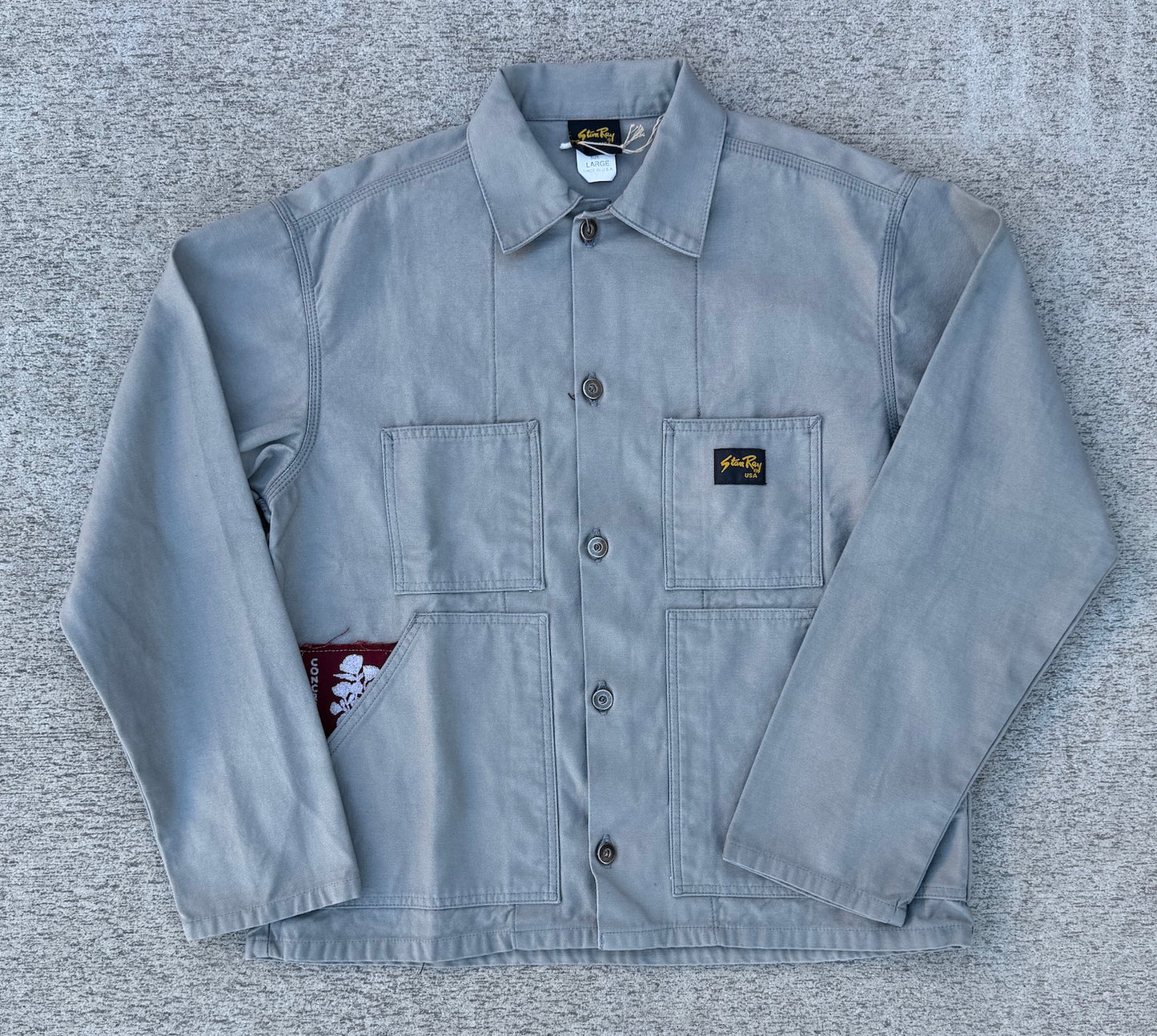 Luna fray-away jacket / large