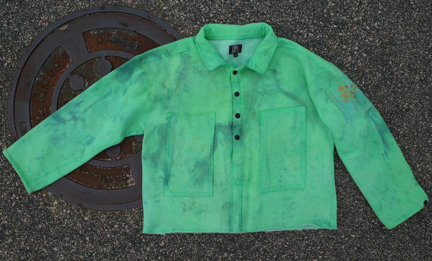 CR Pop over fleece / ninja turtle - medium