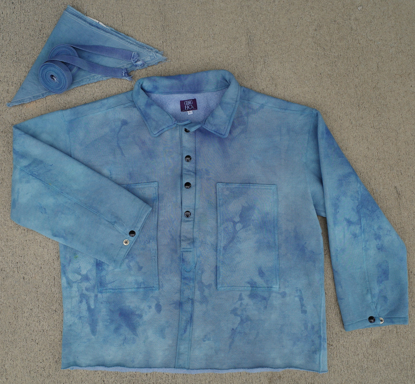 CR Pop over fleece / oceanic - large