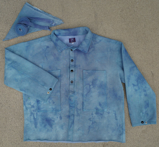 CR Pop over fleece / oceanic - large