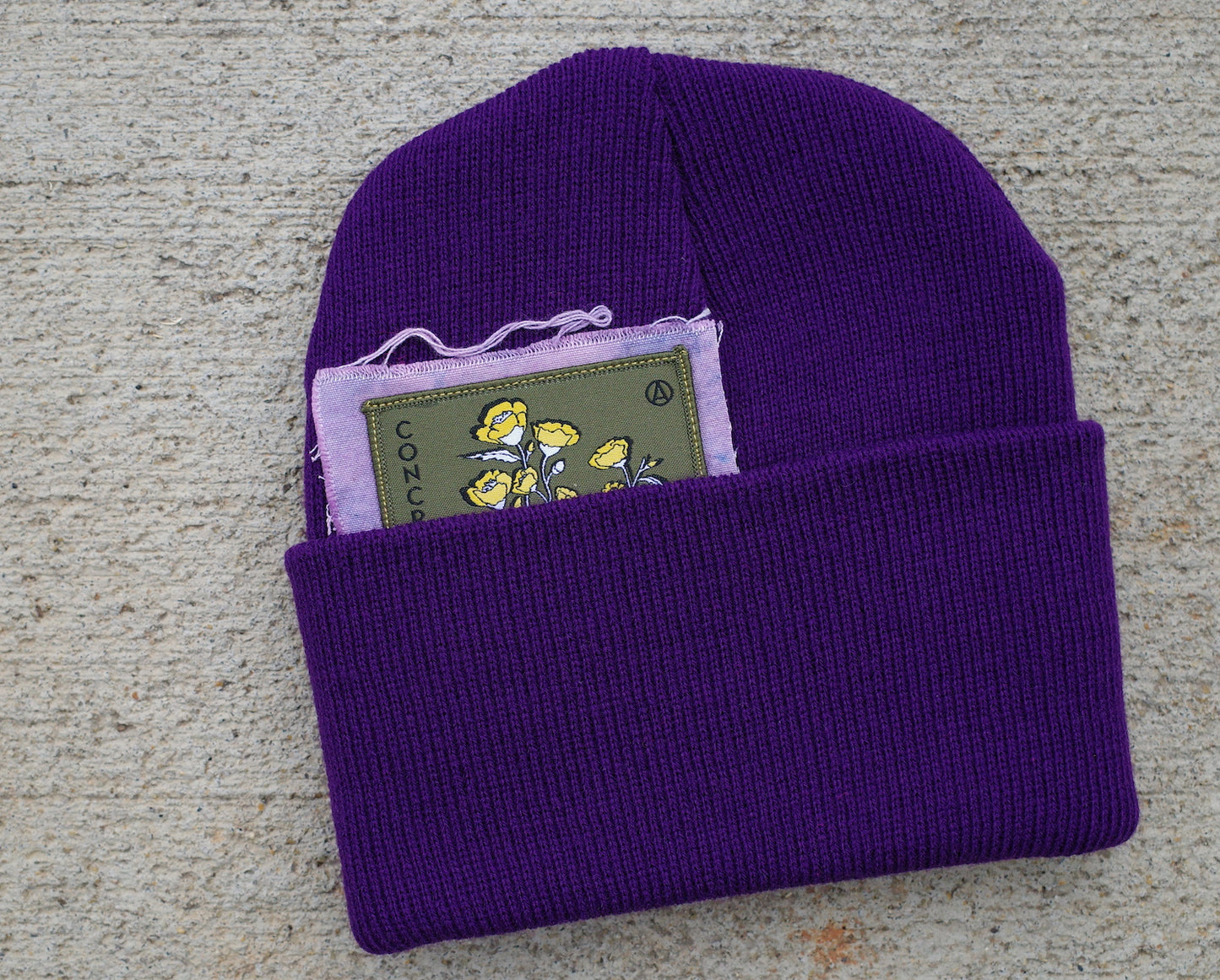 Peek-a-boo knit / Purple