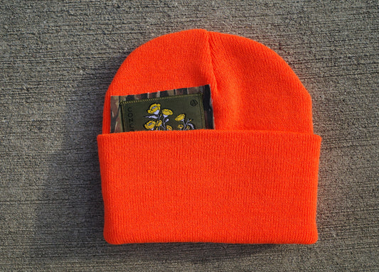 Peek-a-boo knit / Bright Orange