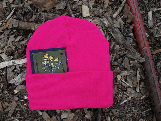 Peek a boo / Knit hat - Now & Later Magenta 1 of 1