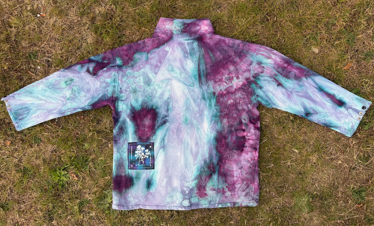 Pop-over fleece / Berry dye LARGE
