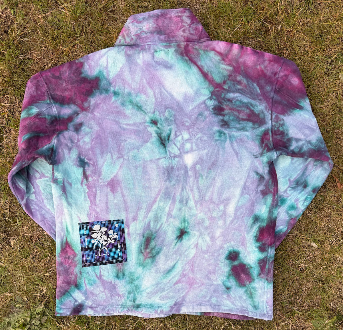 Pop-over fleece / Berry dye MEDIUM