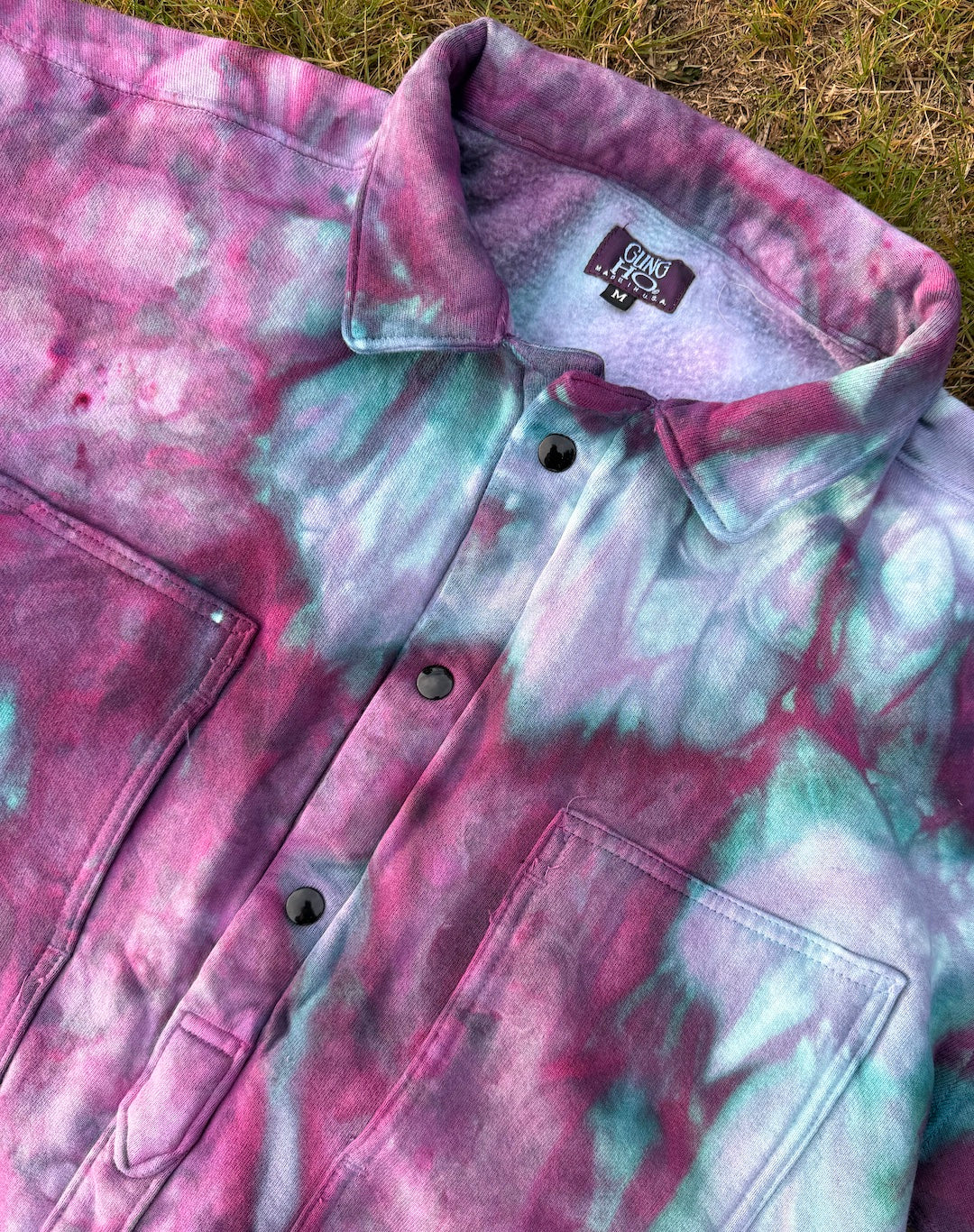 Pop-over fleece / Berry dye MEDIUM