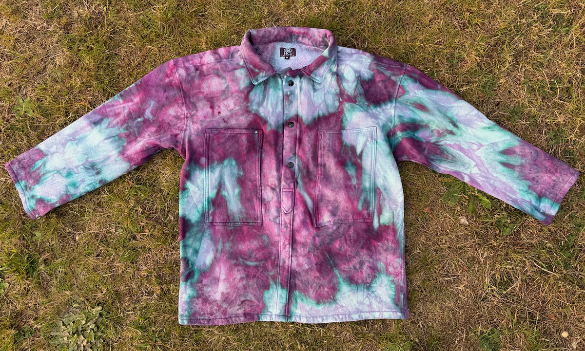 Pop-over fleece / Berry dye MEDIUM