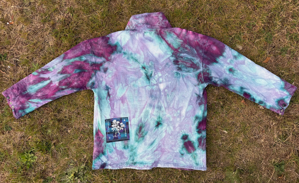 Pop-over fleece / Berry dye MEDIUM