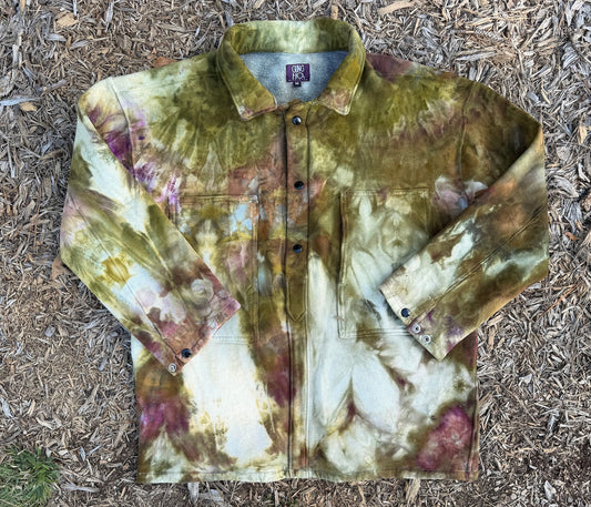 Pop-over fleece / Moss & Rose MEDIUM