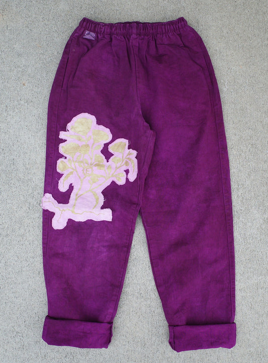 Pull-on pants / Strawberry fields