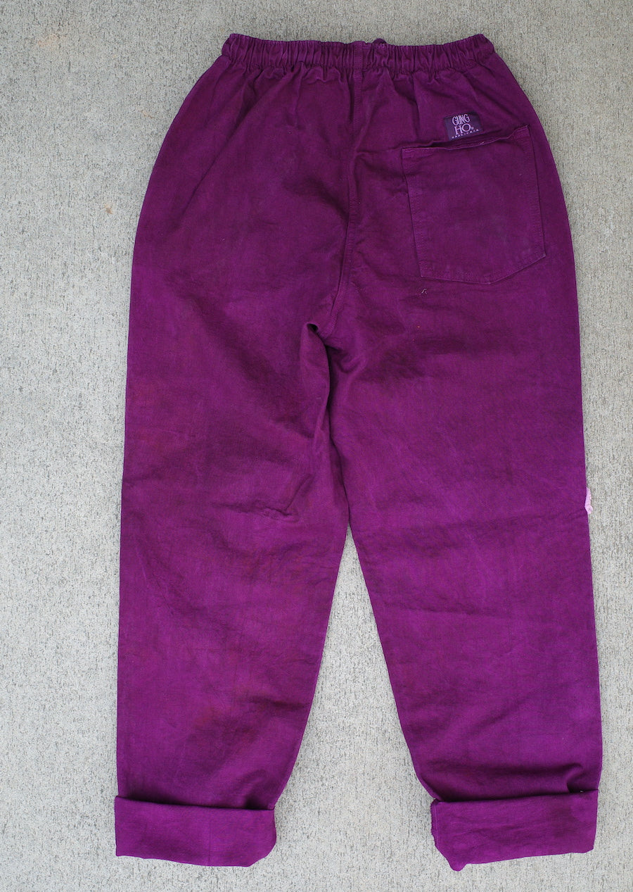 Pull-on pants / Strawberry fields