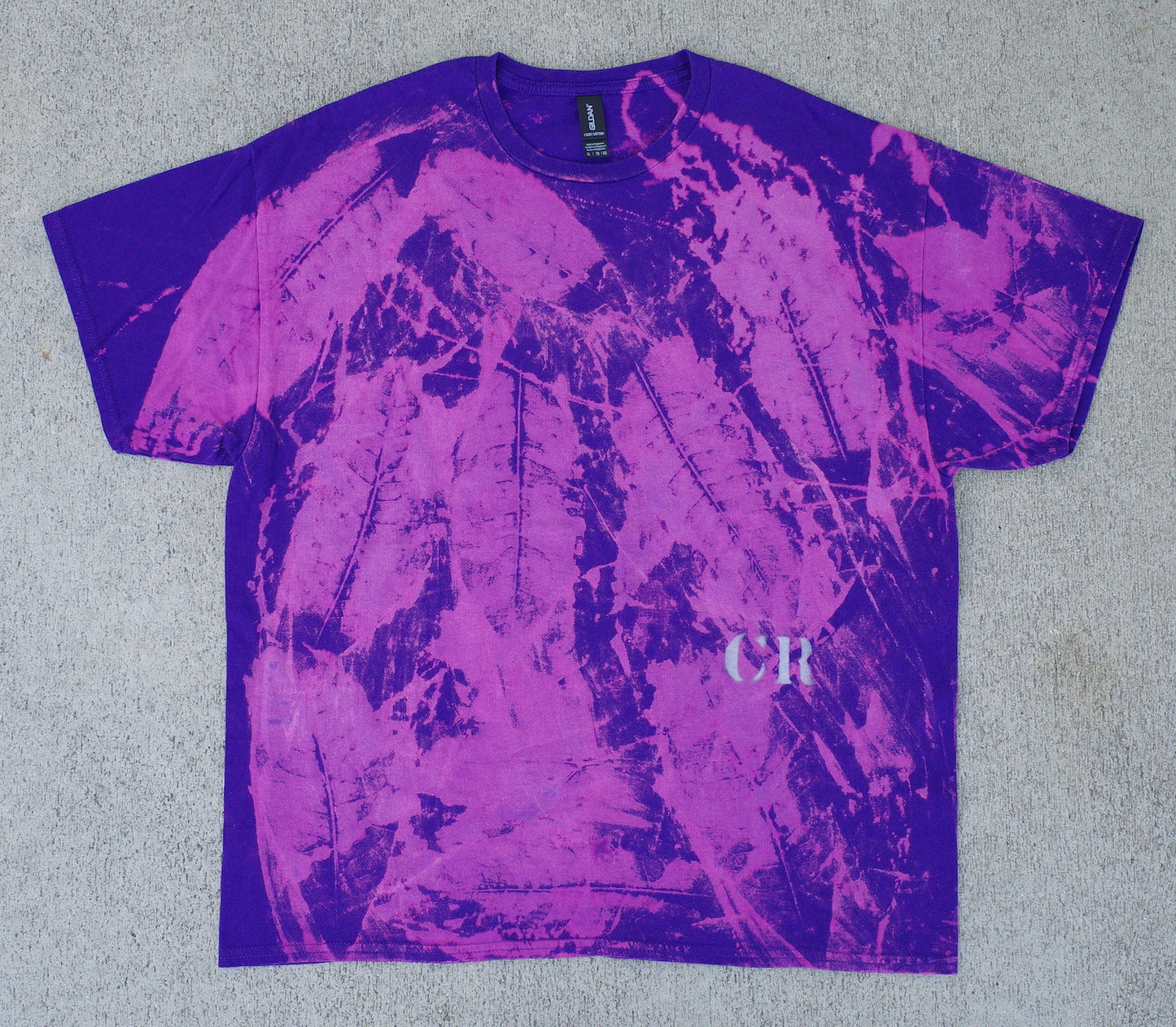 Purple leaf tee / XL update