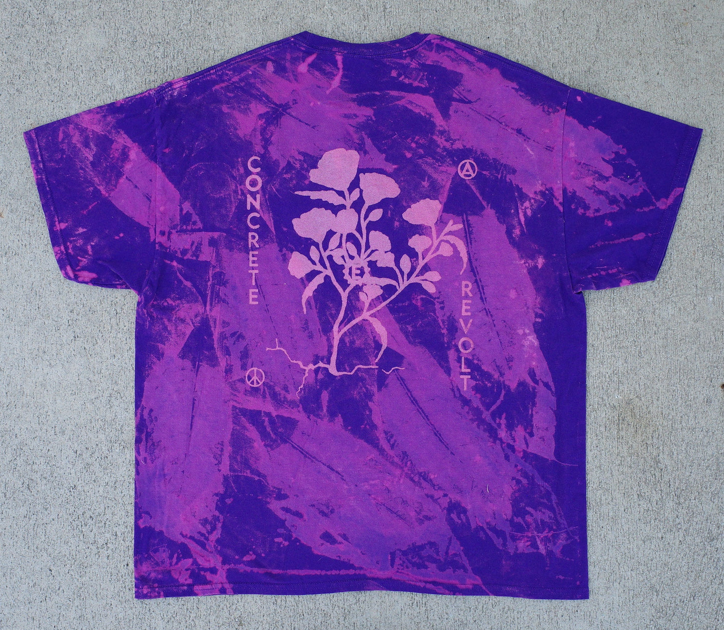 Purple leaf tee / XL update