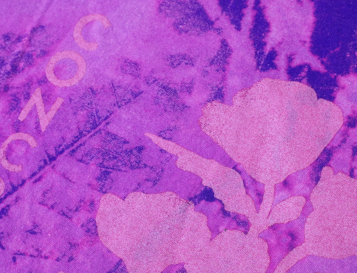 Purple leaf tee / Medium design 2
