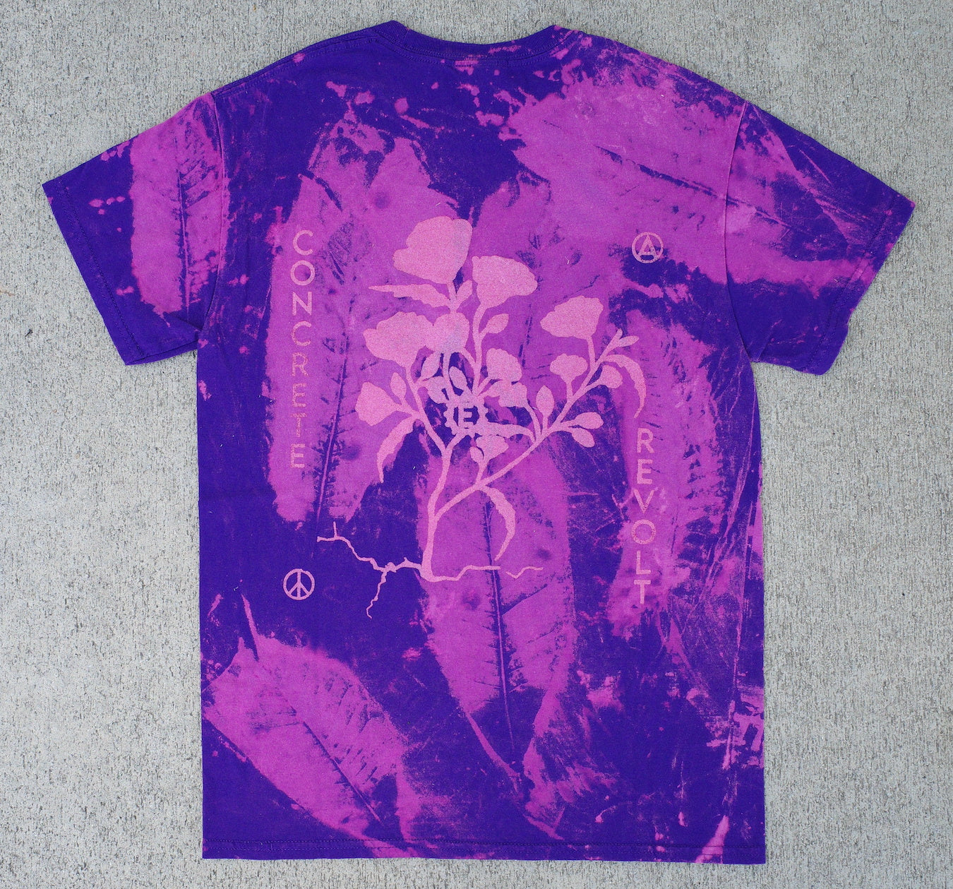 Purple leaf tee / Small