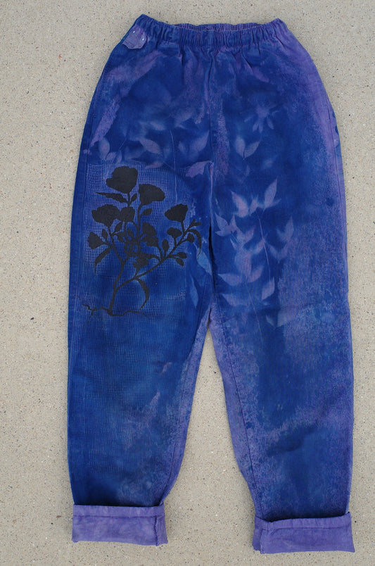 Pull-on pants / GRAPE LEAF Medium design 1
