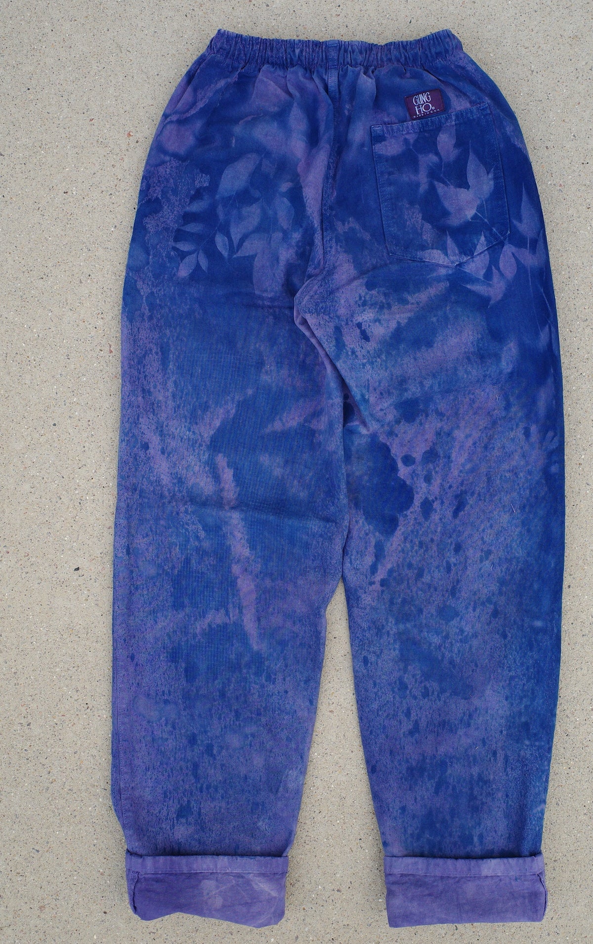 Pull-on pants / GRAPE LEAF Medium design 1