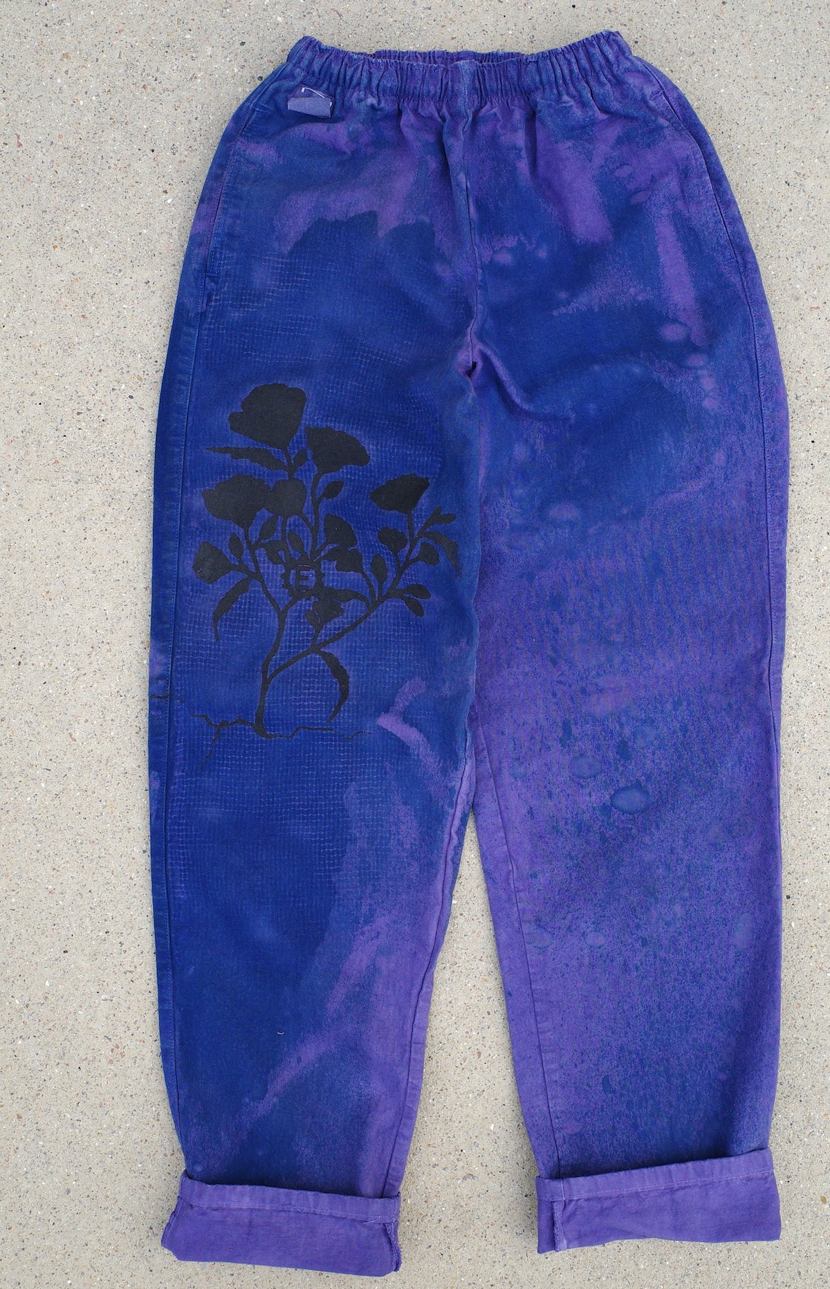 Pull-on pants / GRAPE LEAF Medium design 2