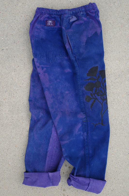 Pull-on pants / GRAPE LEAF Medium design 2