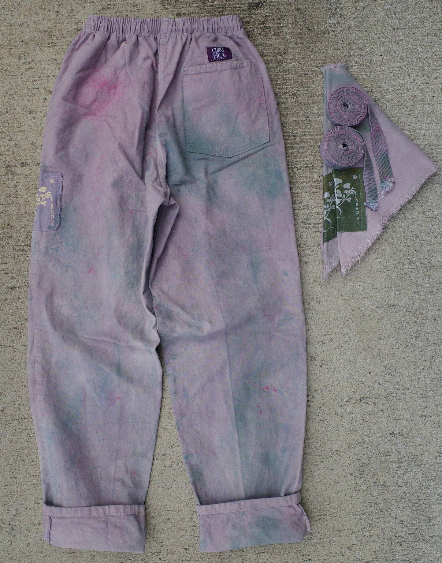 Pull on pant / revolt dye - Medium