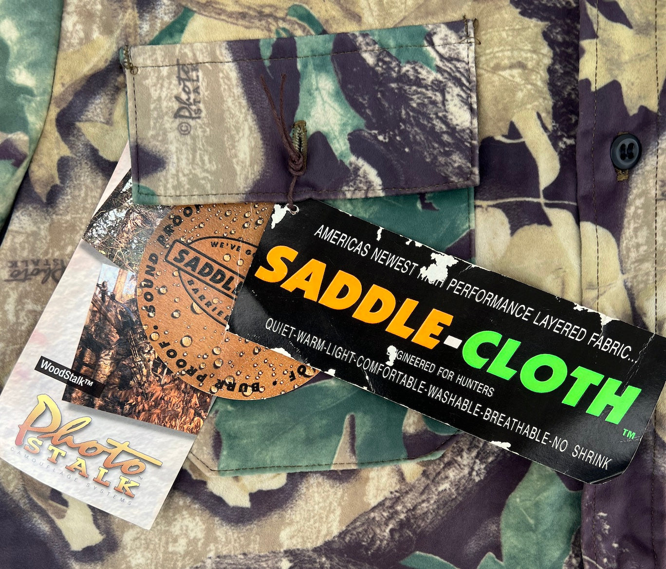 Leafwave / MEDIUM - Saddle Cloth weatherproof jacket