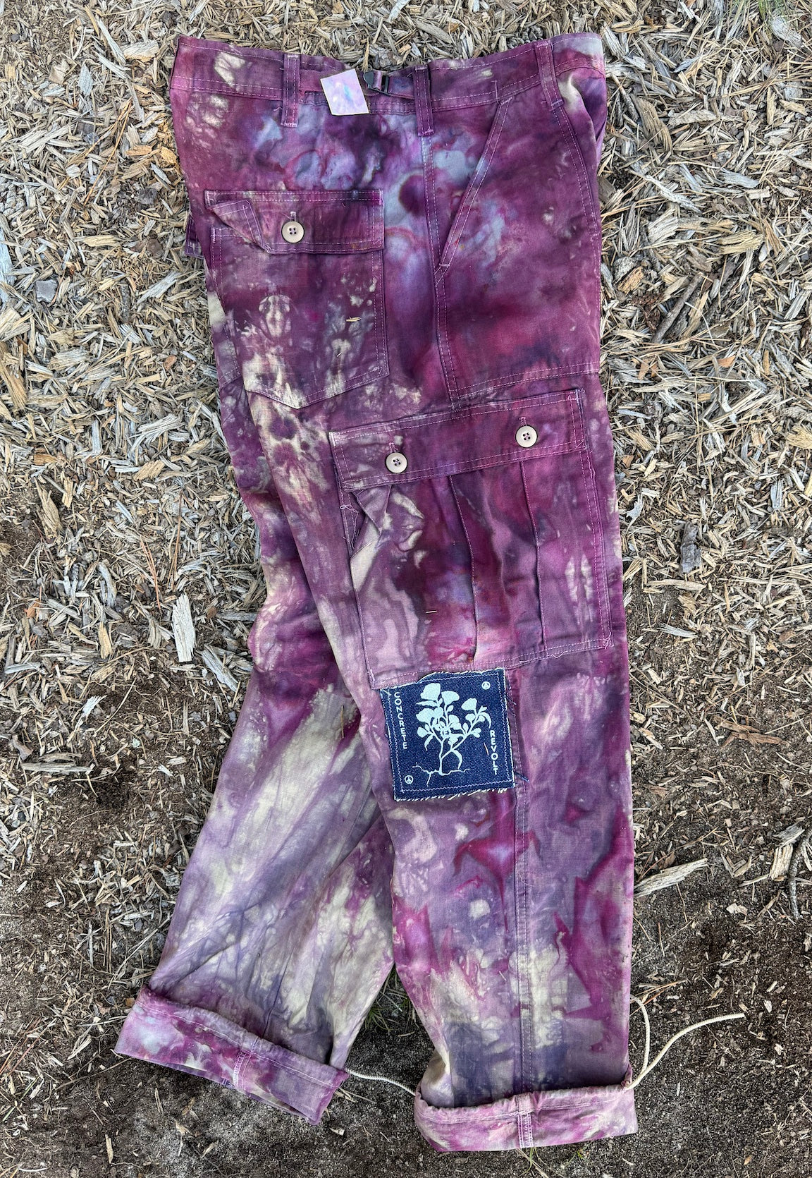 6-Pocket Pant / Berry ripstop SMALL 32” waist