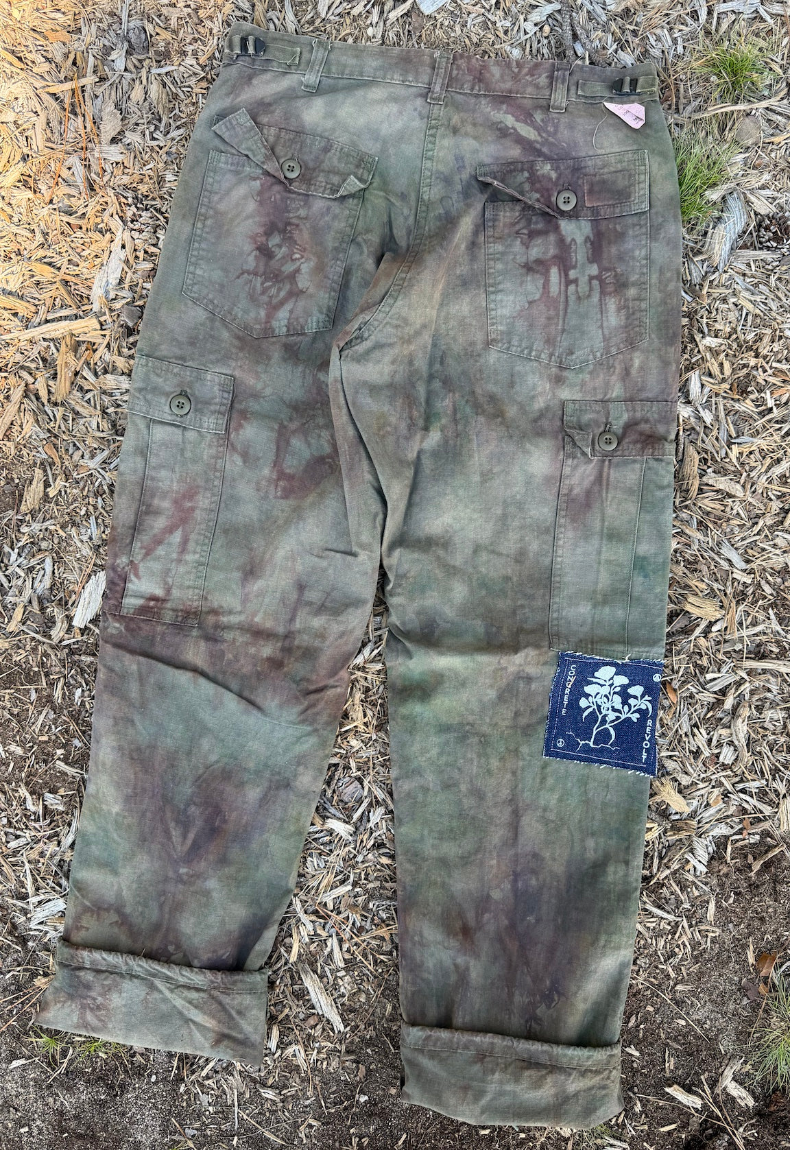 6-Pocket Pant / Moss ripstop MEDIUM 34” waist