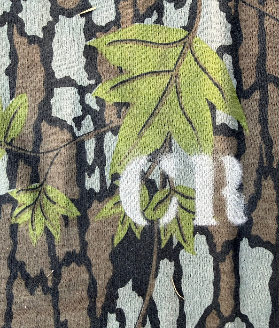 CR Vintage long sleeve tee / 3D mistake